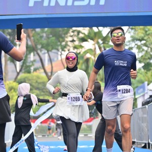 Race photo from KEMLU RUN 2026