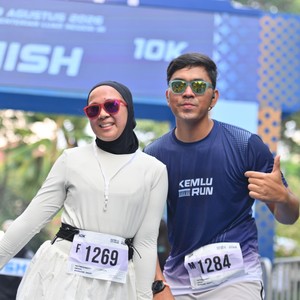 Race photo from KEMLU RUN 2026