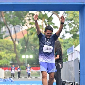 Race photo from KEMLU RUN 2026