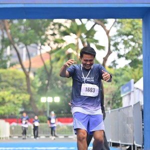 Race photo from KEMLU RUN 2026