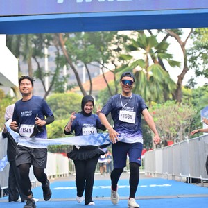 Race photo from KEMLU RUN 2026