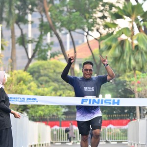 Race photo from KEMLU RUN 2026