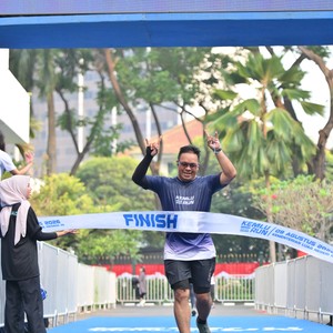 Race photo from KEMLU RUN 2026