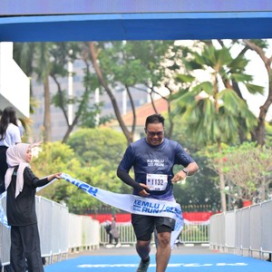 Race photo from KEMLU RUN 2026