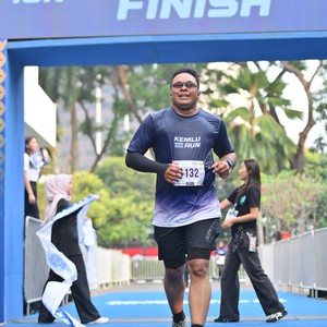 Race photo from KEMLU RUN 2026