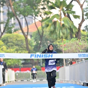 Race photo from KEMLU RUN 2026