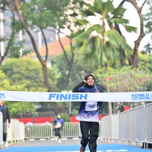 Race photo from KEMLU RUN 2026