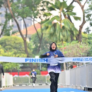 Race photo from KEMLU RUN 2026