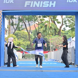 Race photo from KEMLU RUN 2026