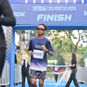 Race photo from KEMLU RUN 2026