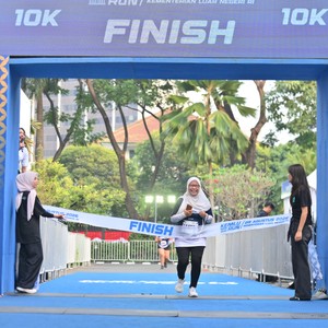 Race photo from KEMLU RUN 2026