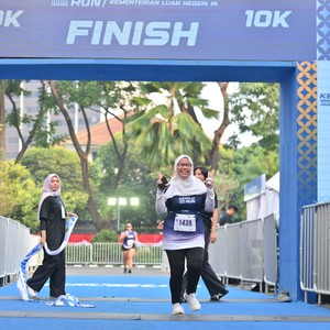 Race photo from KEMLU RUN 2026