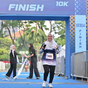 Race photo from KEMLU RUN 2026