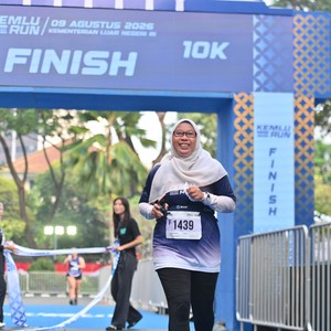 Race photo from KEMLU RUN 2026