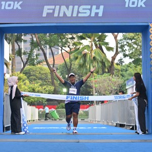 Race photo from KEMLU RUN 2026
