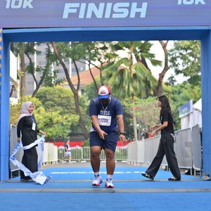 Race photo from KEMLU RUN 2026
