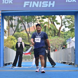 Race photo from KEMLU RUN 2026