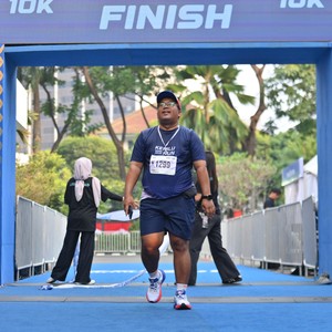 Race photo from KEMLU RUN 2026