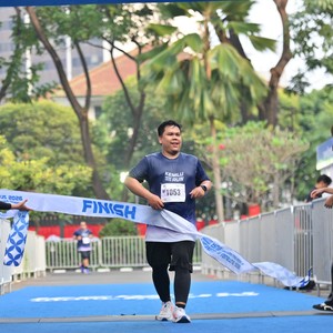 Race photo from KEMLU RUN 2026