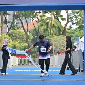 Race photo from KEMLU RUN 2026