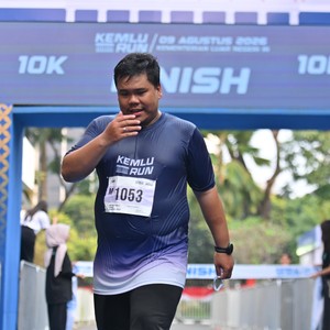 Race photo from KEMLU RUN 2026