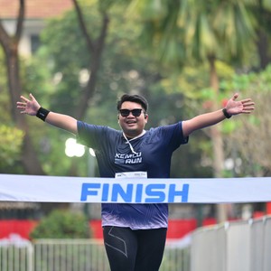 Race photo from KEMLU RUN 2026