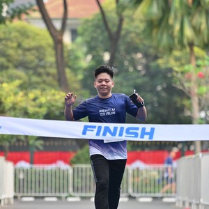 Race photo from KEMLU RUN 2026