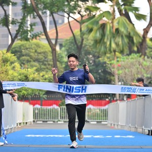 Race photo from KEMLU RUN 2026