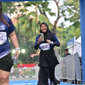 Race photo from KEMLU RUN 2026