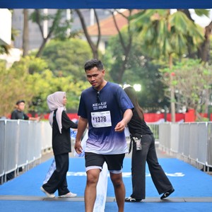 Race photo from KEMLU RUN 2026