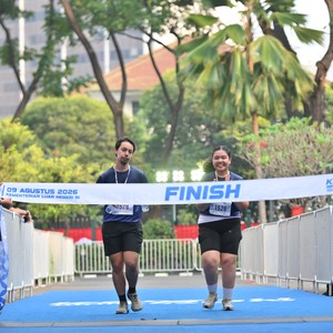 Race photo from KEMLU RUN 2026