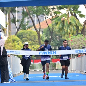 Race photo from KEMLU RUN 2026