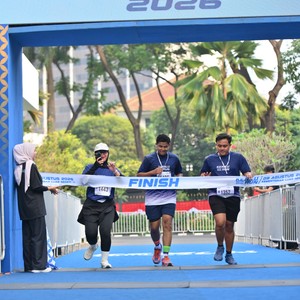 Race photo from KEMLU RUN 2026