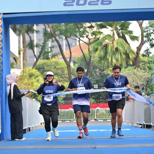 Race photo from KEMLU RUN 2026