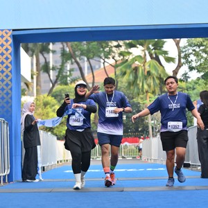 Race photo from KEMLU RUN 2026
