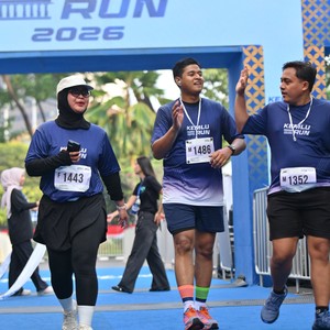 Race photo from KEMLU RUN 2026