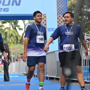 Race photo from KEMLU RUN 2026