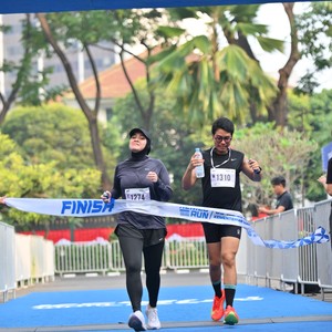 Race photo from KEMLU RUN 2026