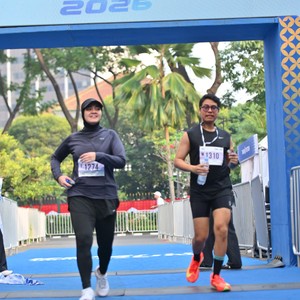 Race photo from KEMLU RUN 2026