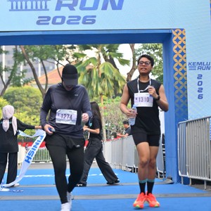 Race photo from KEMLU RUN 2026