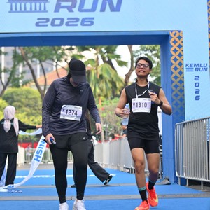 Race photo from KEMLU RUN 2026