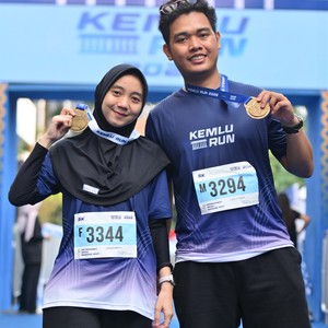 Race photo from KEMLU RUN 2026