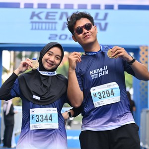 Race photo from KEMLU RUN 2026