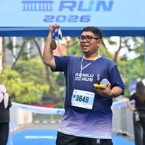 Race photo from KEMLU RUN 2026