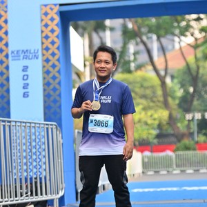Race photo from KEMLU RUN 2026