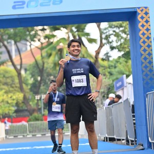 Race photo from KEMLU RUN 2026