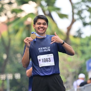 Race photo from KEMLU RUN 2026