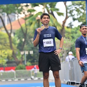 Race photo from KEMLU RUN 2026