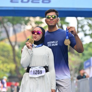 Race photo from KEMLU RUN 2026