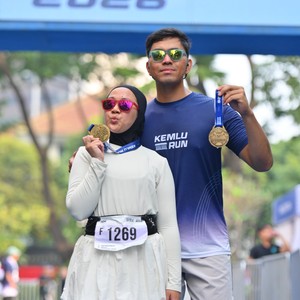 Race photo from KEMLU RUN 2026